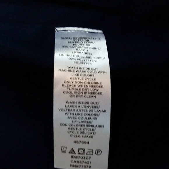 Ann Taylor Women's Navy Blue Skirt NWT - Picture 7 of 8